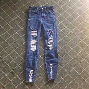 super stretch x4 AEO skinny jeans